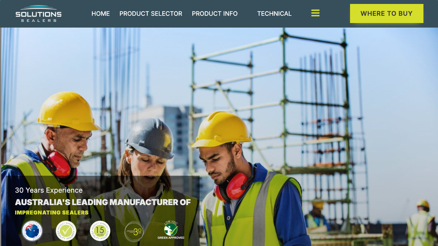 Solution Sealers finished website